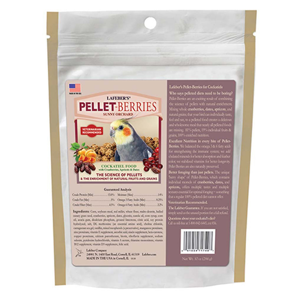 Lafeber Company Pellet-Berries Sunny Orchard Cockatiel Food 1ea/10 oz for your Pet Bird with Pet Store X!