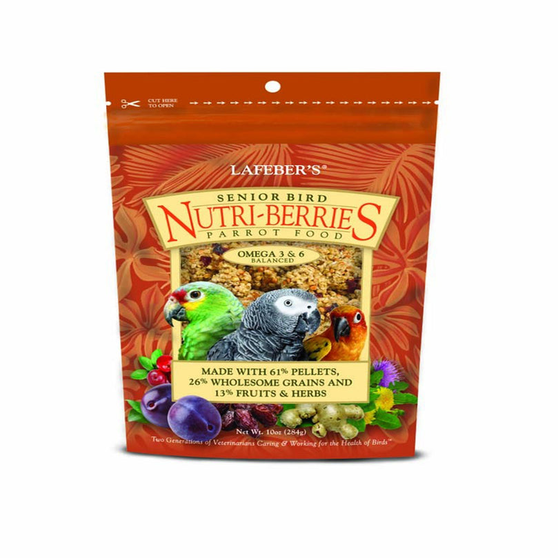 Lafeber Company Senior Bird Nutri-Berries Parrot Food 1ea/10 oz for your Pet Bird with Pet Store X!