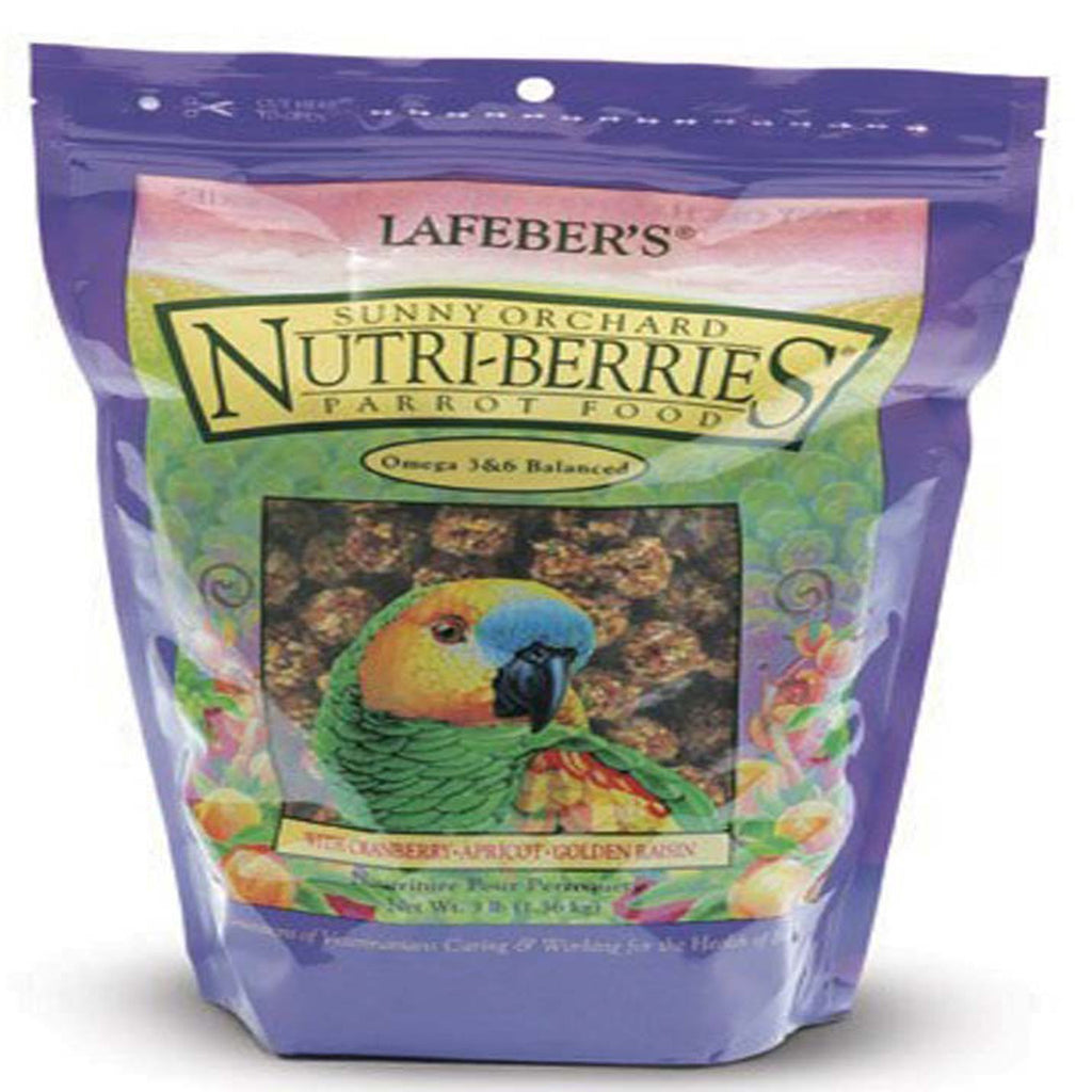 Lafeber Company Sunny Orchard Nutri-Berries Parrot Food 1ea/3 lb for your Pet Bird with Pet Store X!