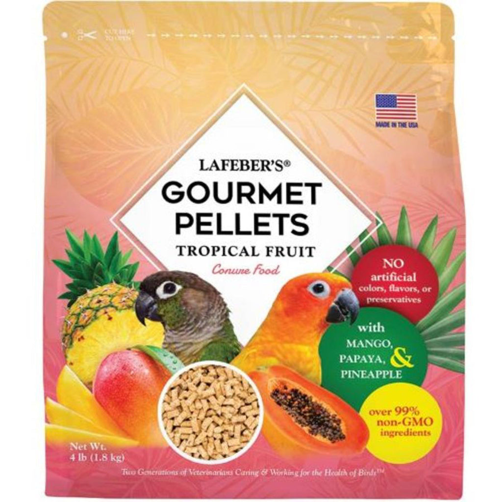 Lafeber Company Tropical Fruit Gourmet Pellets Conure Bird Food 1ea/4 lb - Pet Store X