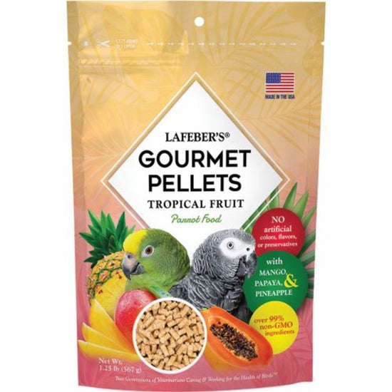 Lafeber Company Tropical Fruit Gourmet Pellets Parrot Bird Food 1ea/125 lb for your Pet Bird with Pet Store X!