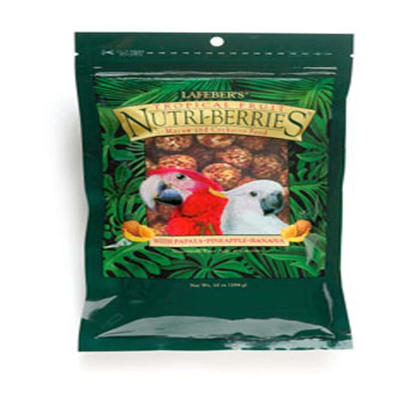 Lafeber Company Tropical Fruit Nutri-Berries Macaws & Cockatoos Food 1ea/10 oz for your Pet Bird with Pet Store X!