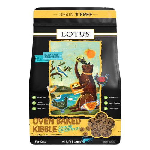 Lotus Cat Grain Free All Life Stages Chicken 5Lb for your Pet Cat with Pet Store X!