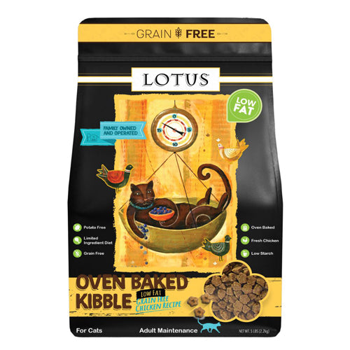 Lotus Cat Grain Free Low Fat Chicken 5Lb for your Pet Cat with Pet Store X!