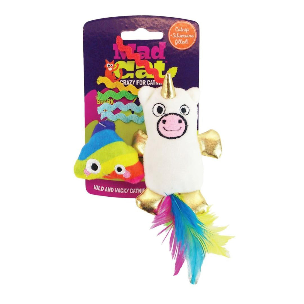 Mad Cat Mewnicorn Cat Toy 1ea/2 pk - Pet Store X