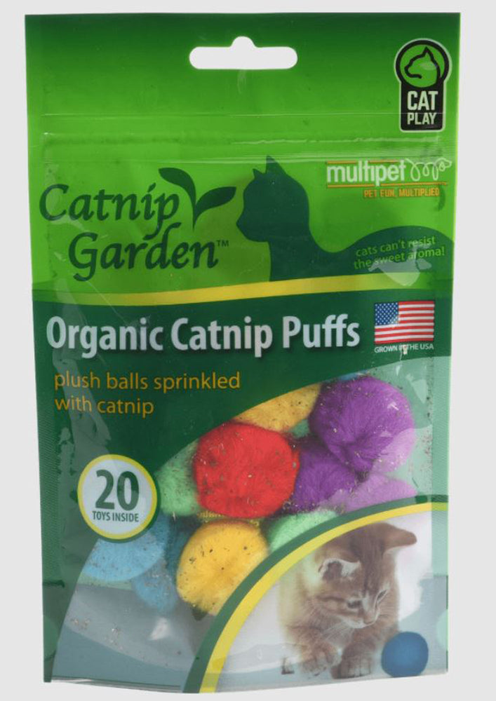 Multipet Catnip Garden Catnip Puffs 20ct.Bag - Pet Store X