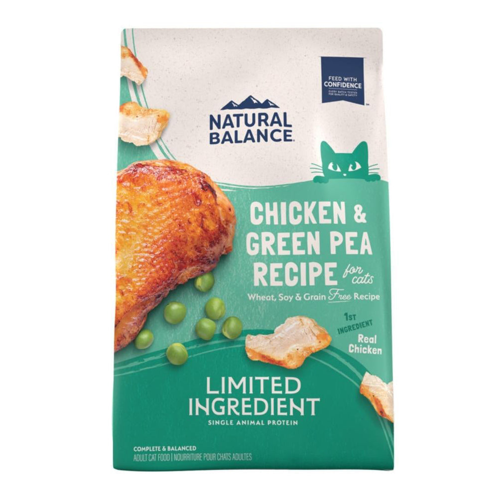 Natural Balance Pet Foods L.I.D. Dry Cat Food Green Pea & Chicken 1ea/4 lb - Pet Store X