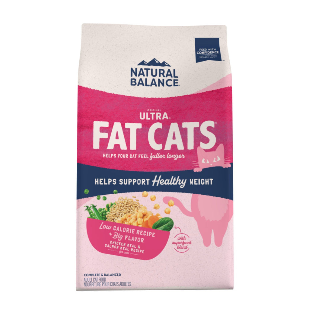 Natural Balance Pet Foods Ultra Fat Cats Dry Cat Food Chicken & Salmon, 1ea/6 lb for your Pet Cat with Pet Store X!