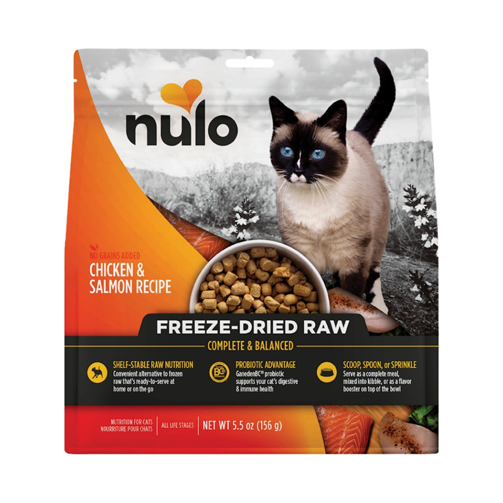 Nulo Cat Freeze-Dried Raw Grain Free Chicken & Salmon 55oz for your Pet Cat with Pet Store X!