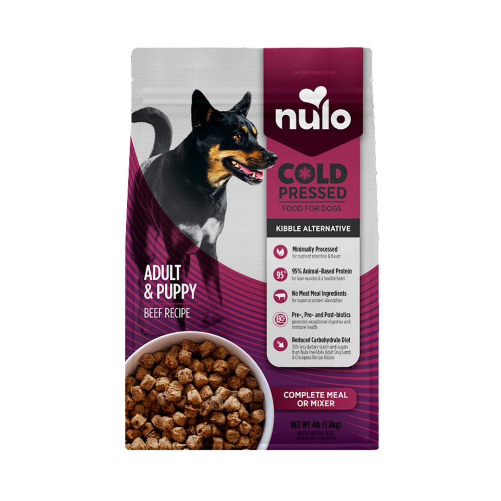 Nulo Dog Cold Pressed Beef 4Lb - Pet Store X