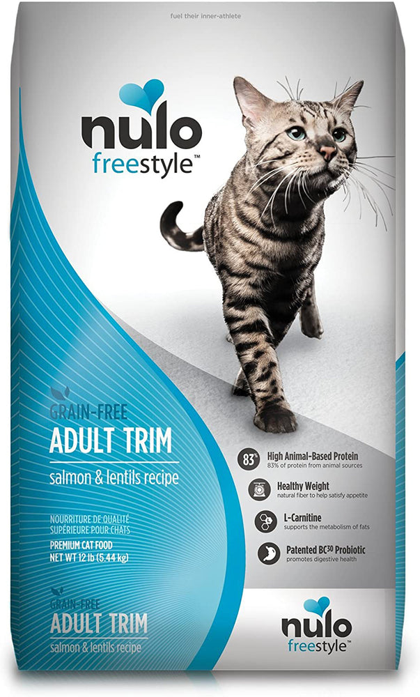 Nulo Freestyle Grain-Free Adult Trim Dry Cat Food Salmon & Lentils 1ea/2 lb - Pet Store X