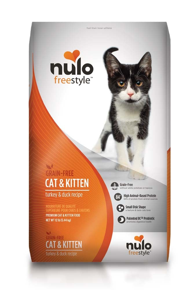 Nulo Freestyle Grain-Free Dry Cat & Kitten Food Turkey & Duck 1ea/12 lb - Pet Store X