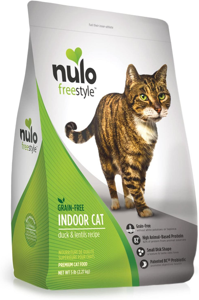 Nulo Freestyle Grain Free Indoor Dry Cat Food Duck & Lentils 1ea/2 lb for your Pet Cat with Pet Store X!