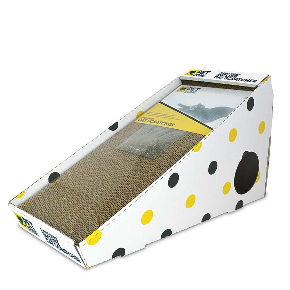 OurPets Alpine Scratcher and Climb Brown, Yellow 1ea - Pet Store X