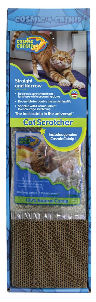 OurPets Cosmic Single Wide Cat Scratcher Brown, Yellow 1ea - Pet Store X