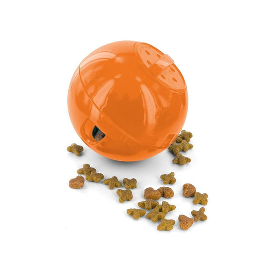 PetSafe SlimCat Food Dispenser Cat Toy Orange 1ea - Pet Store X