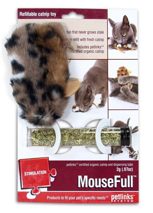 Petlinks Mouse Full Refillable Catnip Toy Assorted 1ea - Pet Store X