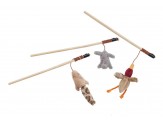 Skinneeez Friends Teaser Wands with Catnip Assorted 12 in - Pet Store X