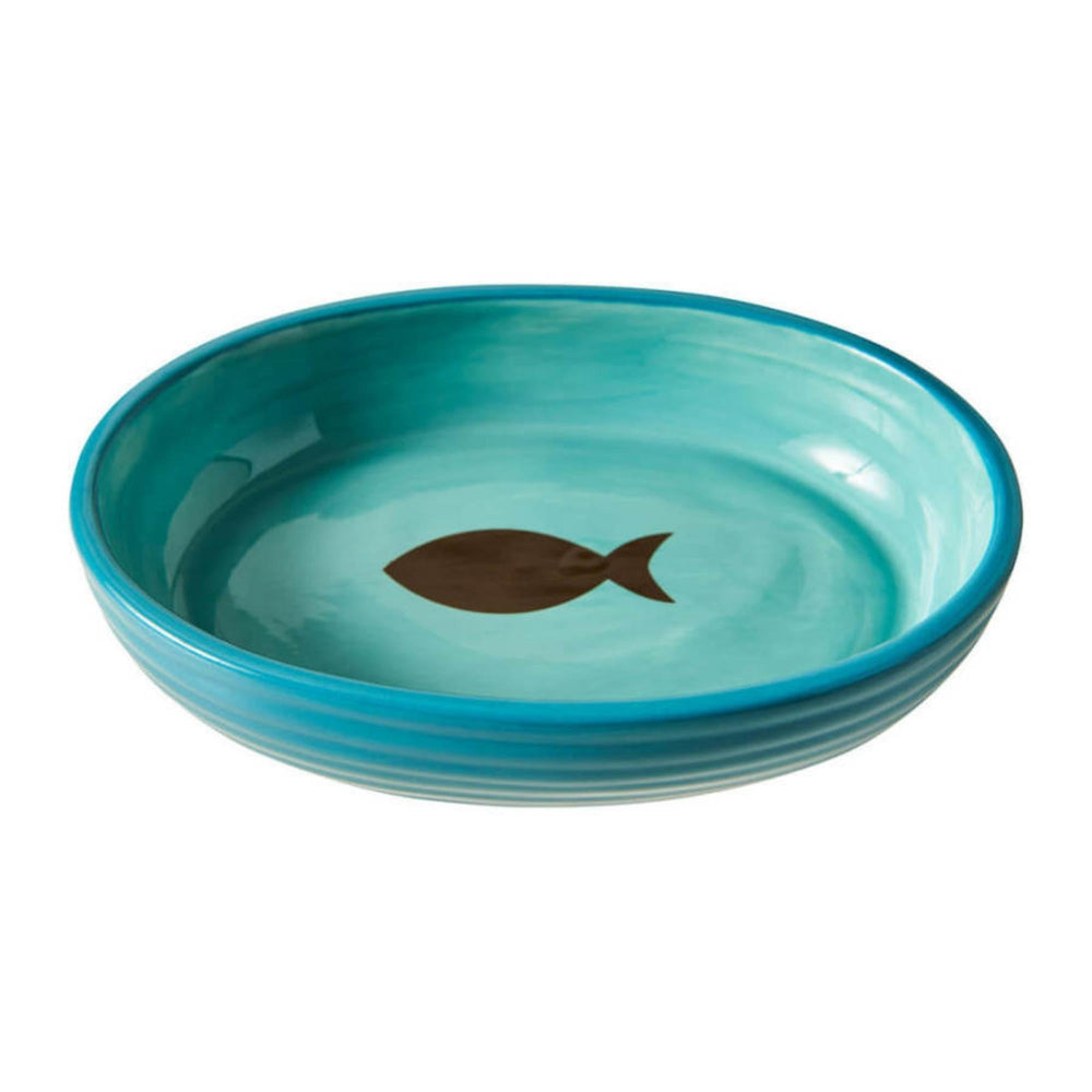 Spot Elegance Cat Bowl Aqua, 1ea/6 in - Pet Store X