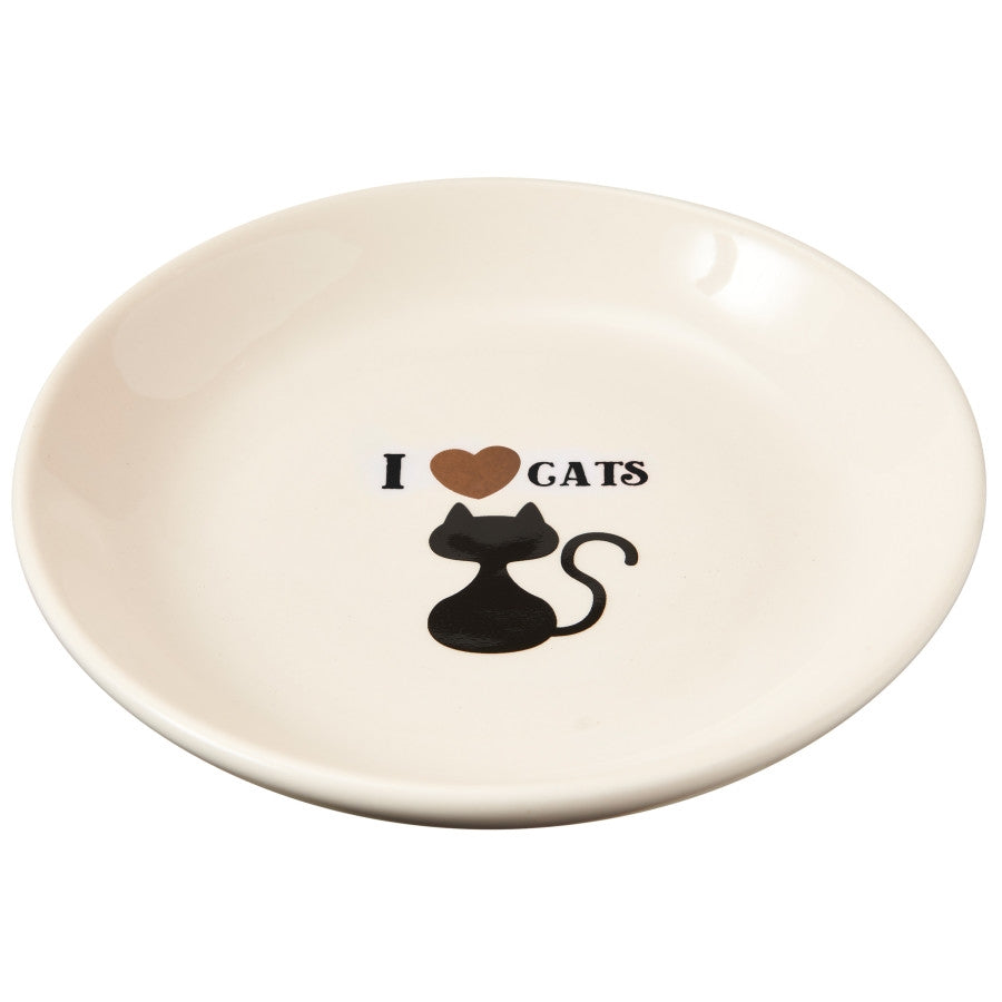 Spot I Love Cats Saucer 1ea-5 in - Pet Store X