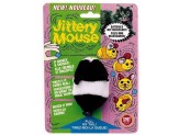 Spot Jittery Mouse Plush Cat Toy Gray; White 3 in - Pet Store X