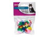 Spot Kitty Yarn Puffs Catnip Toy Assorted 1.5 in 4 Pack Small - Pet Store X