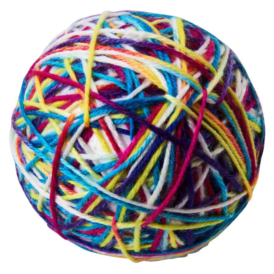 Spot Sew Much Fun Yarn Ball Cat Toy Multi 3.5in - Pet Store X