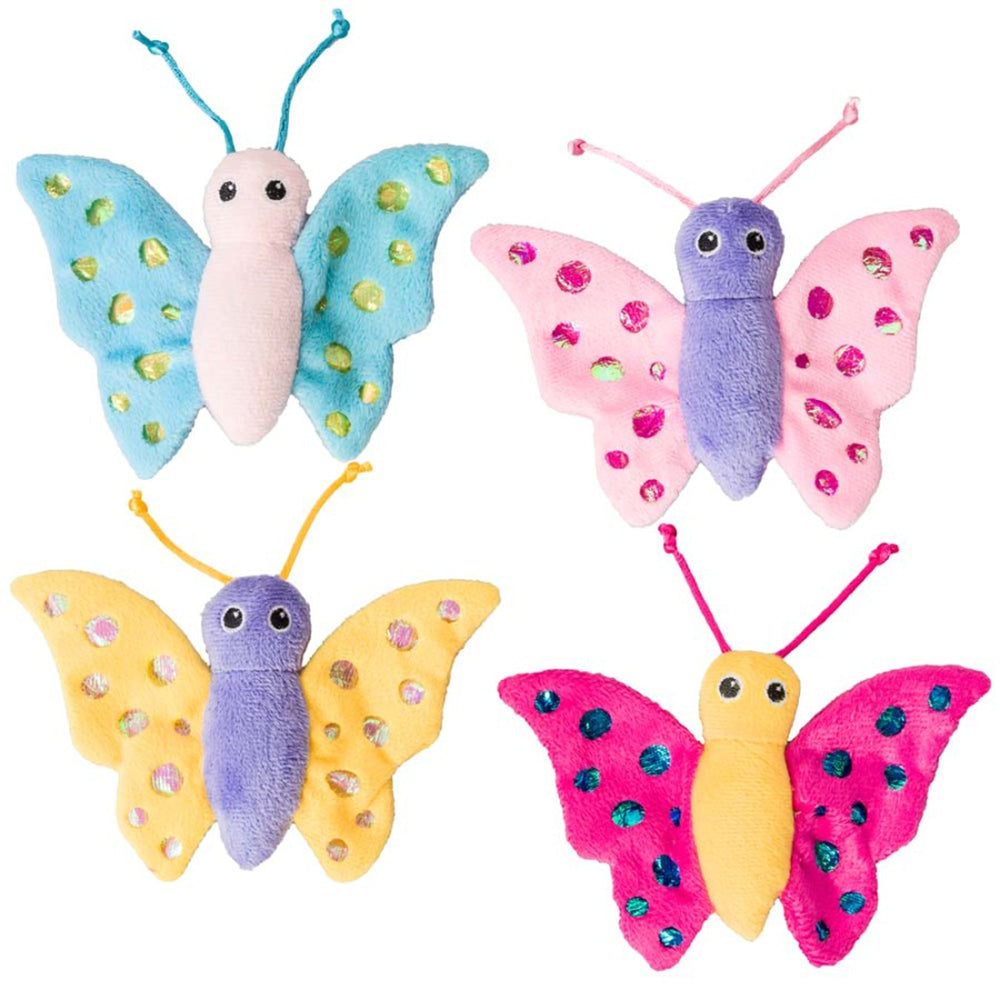 Spot Shimmer Glimmer Butterfly Catnip Toy Assorted - Pet Store X