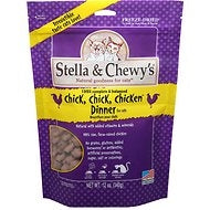 Stella and Chewys Cat Freeze Dried Chick Chick Chicken Dinner 18oz for your Pet Cat with Pet Store X!