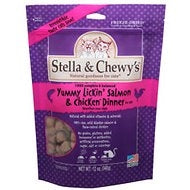 Stella and Chewys Cat Freeze Dried Yummy Lickin Salmon and Chicken Dinner 3.5oz. - Pet Store X