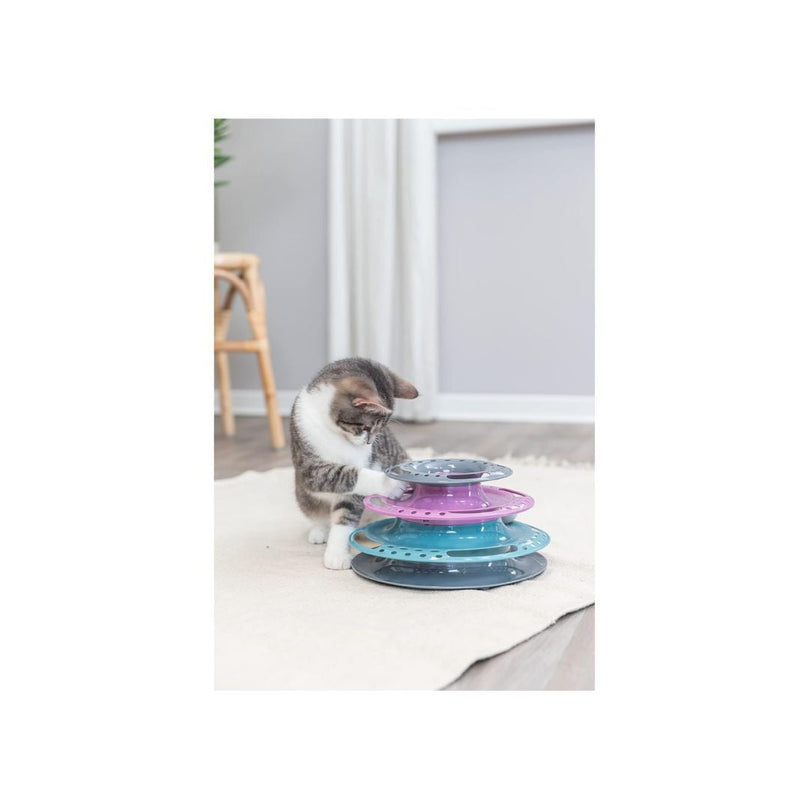 JW Pet ActiviToy Tilt Wheel Bird Toy Assorted 1ea/One Size for your Pet Dog with Pet Store X.