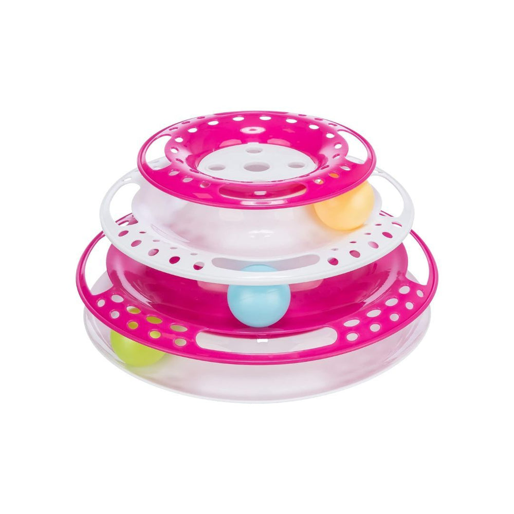 Trixie Cat Activity Catch The Balls Circle Track Pink - Pet Store X