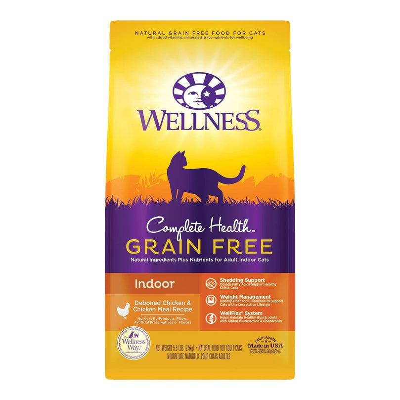 Wellness Cat Complete Health Grain-free Indoor Debone Chicken 55Lb Adult for your Pet Cat with Pet Store X!