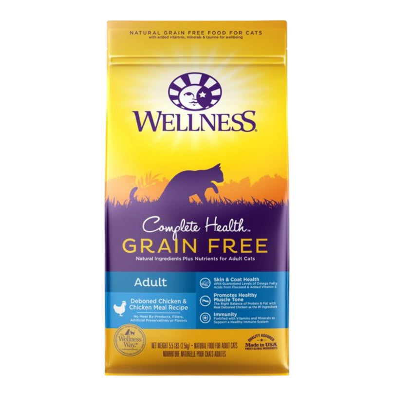 Wellness Complete Health Cat Grain-free Debone Chicken 55Lb Adult for your Pet Cat with Pet Store X!