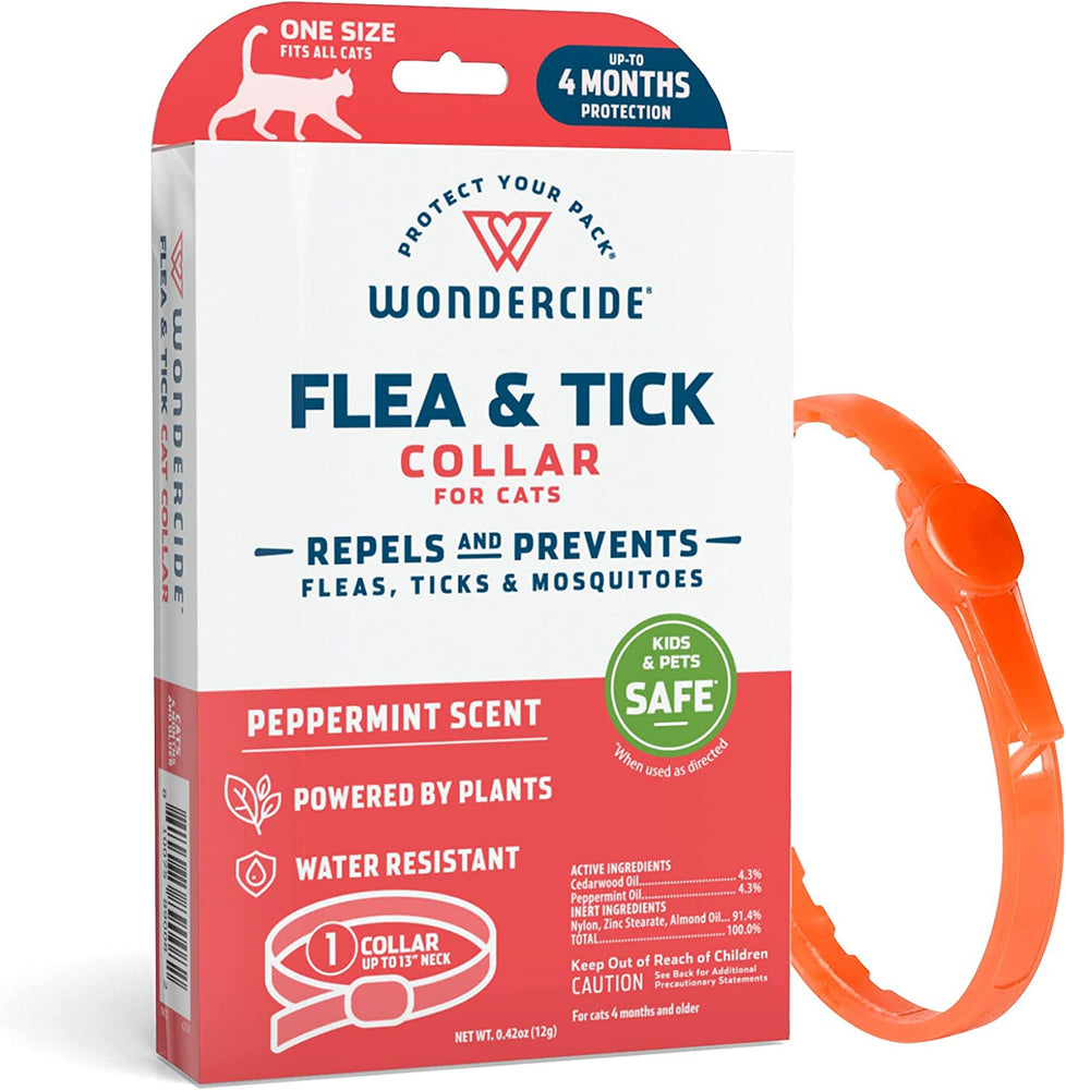 Wondercide Flea and Tick Collar for Cats-Peppermint - Pet Store X