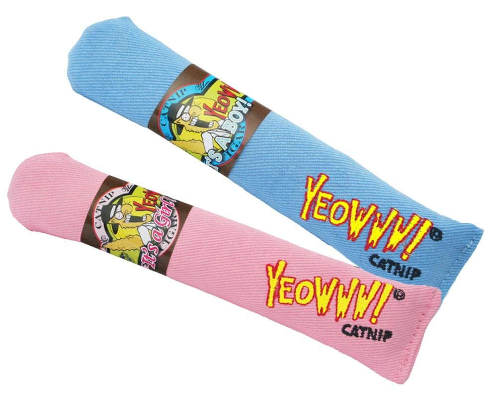 Yeowww! Big Baby Cigars Catnip Toy Blue 1ea/7 in, 12 pk - Pet Store X