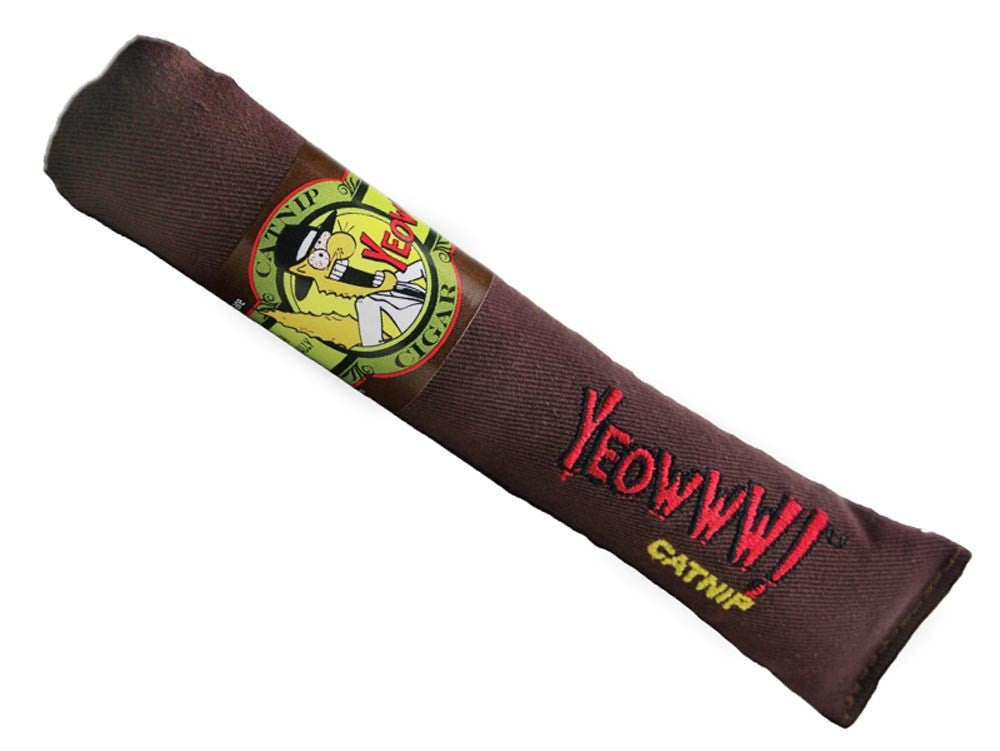 Yeowww! Cigars Catnip Toy Brown 1ea/7 in, 24 pk - Pet Store X