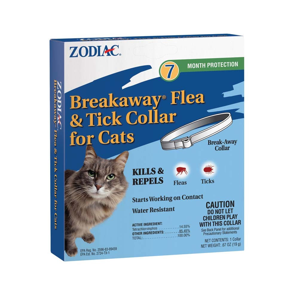 Zodiac Breakaway Flea and Tick Collar for Cats 1ea/1 pk - Pet Store X