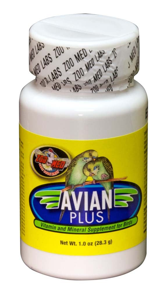 Zoo Med Avian Plus Vitamin and Mineral Bird Supplement 1ea/1 oz - Pet Store X