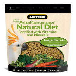 ZuPreem Natural Bird Food Large Parrots 1ea/3 lb - Pet Store X