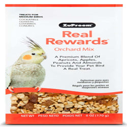 ZuPreem Real Rewards Orchard Mix Bird Treats Medium Birds 1ea/6 oz - Pet Store X