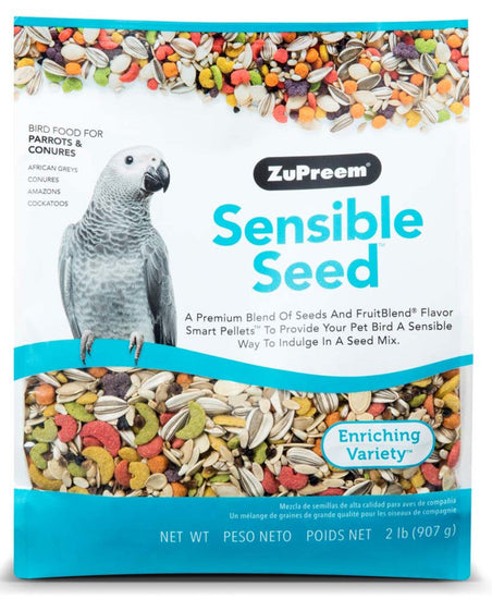 ZuPreem Sensible Seed Bird Food Parrots & Conures 1ea/2 lb for your Pet Bird with Pet Store X!