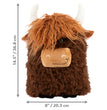 KONG Comfort Highland Cow Dog Toy Assorted, 1ea/XL