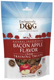 Exclusively Pet Training Treat Bacon/Applebacon/Apple 6oz.