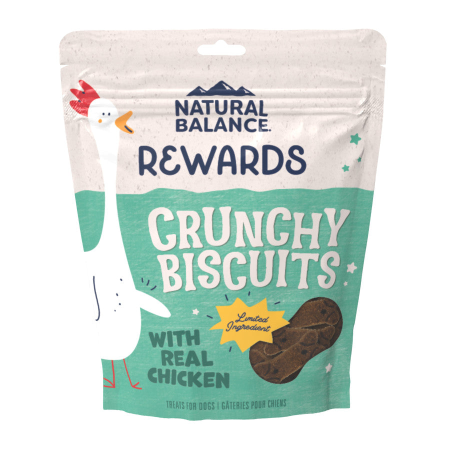 Natural Balance Pet Foods Rewards Crunchy Biscuits Small Breed Dog Treats Chicken & Sweet Potato 1ea/14 oz